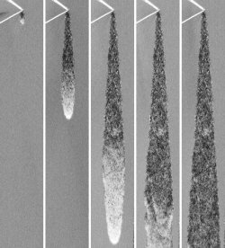 triangular avalanche in
    the lab